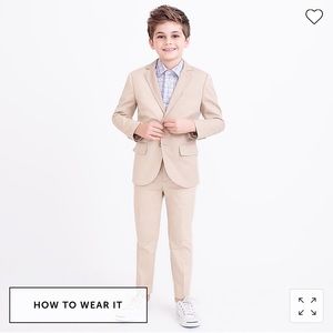 COPY - Jcrew Boys' Thompson suit in flex chino